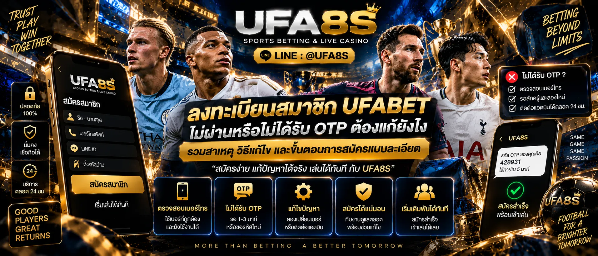 ลงทะเบียนสมาชิก UFABET